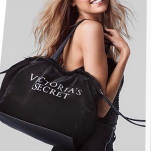 Victoria’s Secret Luxe Velvet Tote Bag